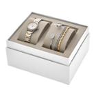 Fossil Blythe Three-hand Two-tone Stainless Steel Watch And Jewelry Gift Set  Jewelry - Bq3298set