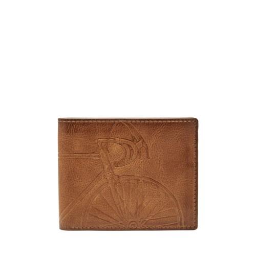 Fossil Royer Rfid Traveler  Wallet Cognac- Sml1706222