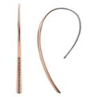 Fossil Drop Rose Gold-tone Brass Pull-through Earrings  Jewelry Rose Gold- Joa00227791