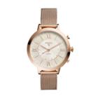Fossil Refurbished Hybrid Smartwatch - Q Jacqueline Rose Gold-tone Stainless Steel   - Ftw5018j