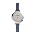 Fossil Classic Minute Three-hand Blue Denim Watch  Jewelry - Bq3357