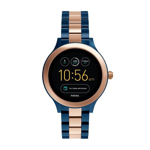 Fossil Gen 3 Smartwatch - Q Venture Rose Two-tone Stainless Steel  Jewelry - Ftw6002