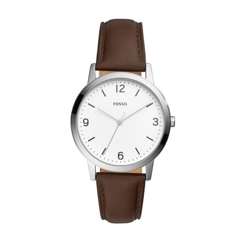 Fossil Blake Three-hand Brown Leather Watch  Jewelry - Fs5428