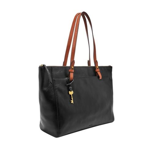 Fossil Rachel Tote  Handbag Black- Zb7507001