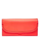Fossil Cleo Clutch  Wallet Neon Red- Swl3093634