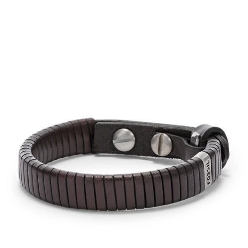 Fossil Wrapped Leather Bracelet Ja6641797