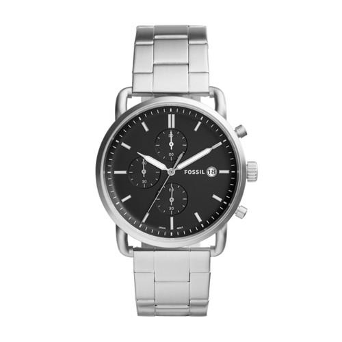 Fossil The Commuter Chronograph Stainless Steel Watch  Jewelry - Fs5399