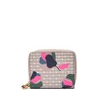 Fossil Rfid Mini Multifunction  Wallet Floral Multi/white- Sl7757782