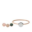 Fossil Interchangeable Flex Bracelet Gift Set  Jewelry - Jf02768998