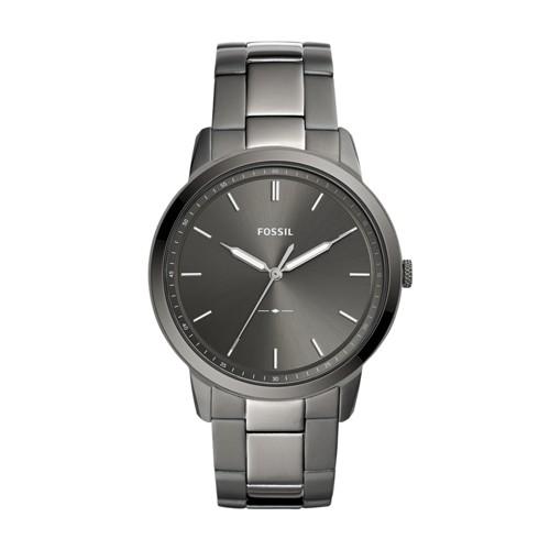Fossil The Minimalist Three-hand Smoke Stainless Steel Watch  Jewelry - Fs5459