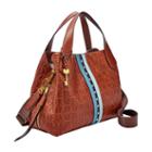 Fossil Maya Satchel  Handbags Brown Multi- Zb7771914