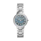 Fossil Virginia Three-hand Stainless Steel Watch  Jewelry - Es4327