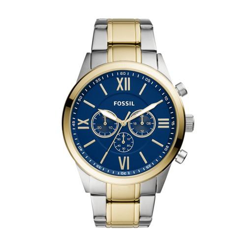 Fossil Flynn Chronograph Two-tone Stainless Steel Watch  Jewelry - Bq2407