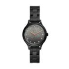 Fossil Laney Three-hand Black Stainless Steel Watch  Jewelry - Bq3432