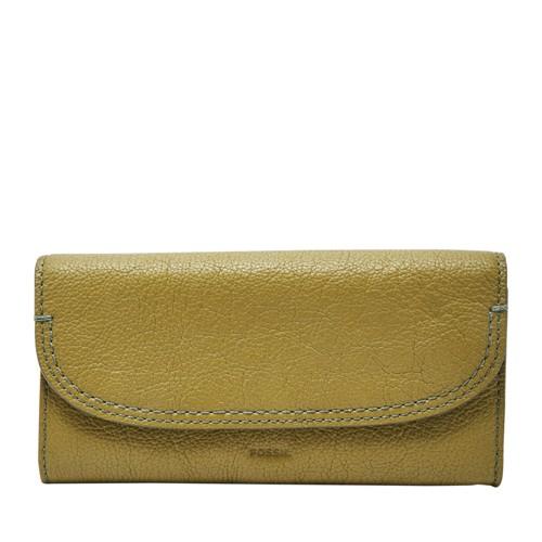 Fossil Cleo Clutch  Wallet Olive- Swl3089345