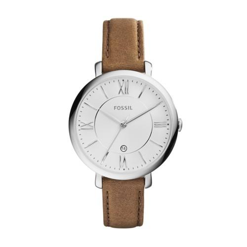 Fossil Jacqueline Brown Leather Watch   - Es3708