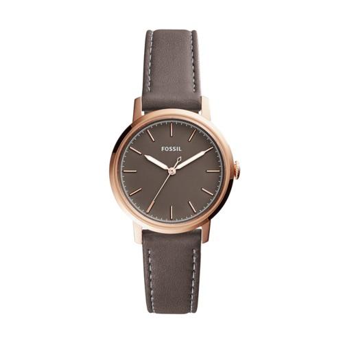 Fossil Neely Three-hand Gray Leather Watch  Jewelry - Es4339