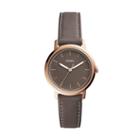 Fossil Neely Three-hand Gray Leather Watch  Jewelry - Es4339