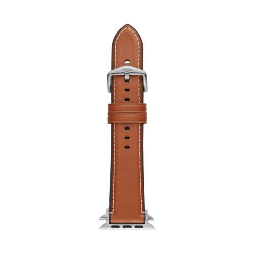 Fossil 42mm Brown Leather Apple Watchâ® Strap   - S420002