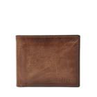Fossil Derrick Rfid Passcase  Wallet Brown- Ml3771200