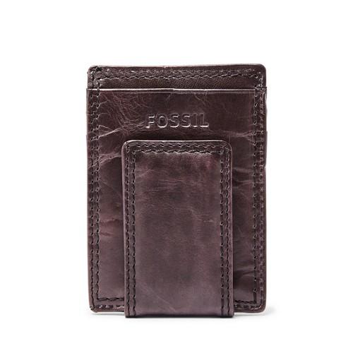 Fossil Brooks Trifold  Wallet Black- Sml1512001