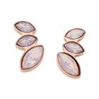 Fossil Navette Pink Glass Earrings  Jewelry - Jf02843791