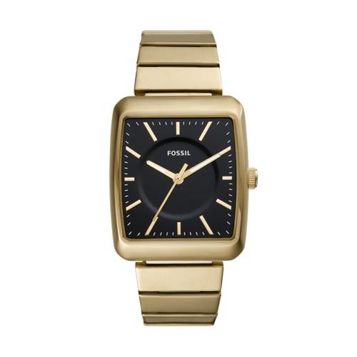 Fossil Heathcliff Three-hand Gold-tone Stainless Steel Watch  Jewelry - Bq2353