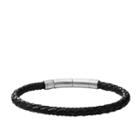 Fossil Black Skinny Braid  Accessory - Jf00510797