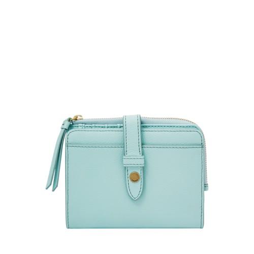 Fossil Fiona Multifunction  Wallet Aqua Sky- Sl7703375