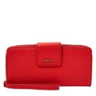Fossil Madison Zip Clutch  Wallet Real Red- Swl1575622