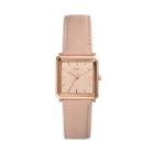 Fossil Julienne Three-hand Blush Leather Watch  Jewelry - Es4570