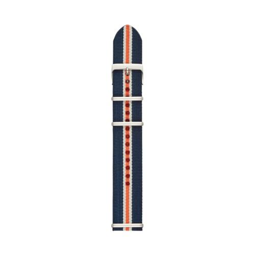 Fossil 22mm Multi-colored Nylon Strap   - S221445