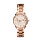 Fossil Tailor Multifunction Rose Gold-tone Stainless Steel Watch  Jewelry - Es4264