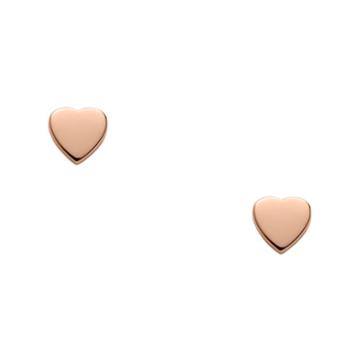 Fossil Heart Studs  Jewelry - Jf02962791