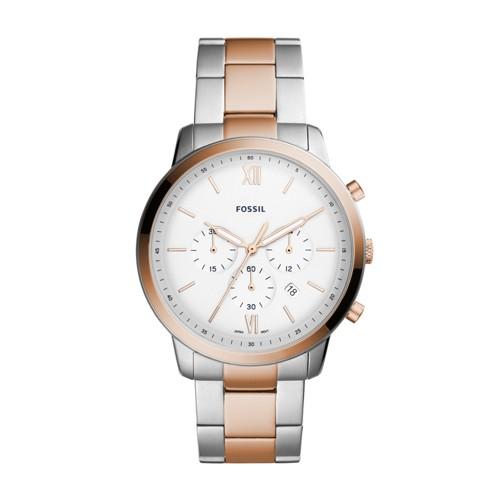 Fossil Neutra Chronograph Two-tone Stainless Steel Watch  Jewelry - Fs5475