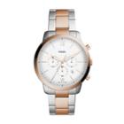 Fossil Neutra Chronograph Two-tone Stainless Steel Watch  Jewelry - Fs5475