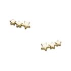 Fossil Shooting Star Gold-tone Stainless Steel Ear Crawlers  Jewelry - Jf03159710