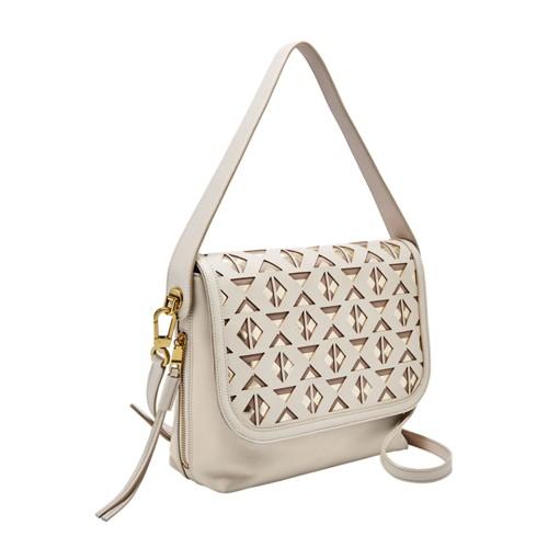 Fossil Maya Crossbody  Handbag Winter White- Zb7651084