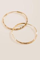 Francesca's Lina Large Infinity Hoops - Gold