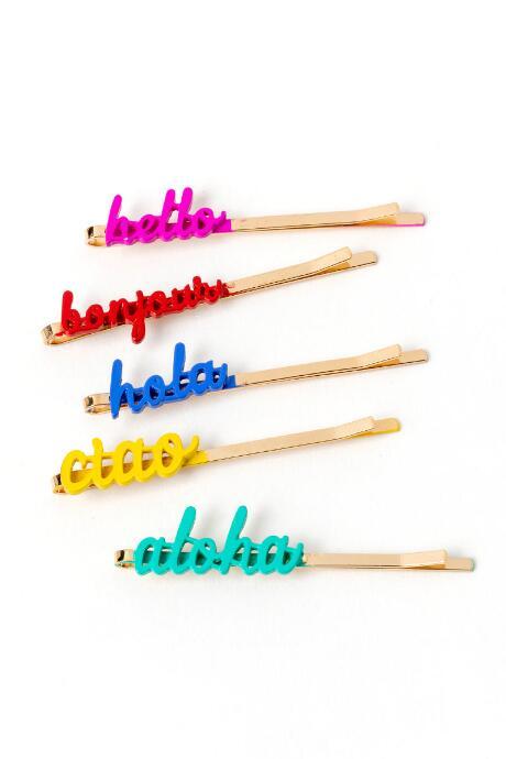 Francesca's Hello Bobby Pins - Multi