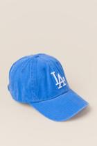 Francesca's La Dodgers Distressed Baseball Cap - Blue