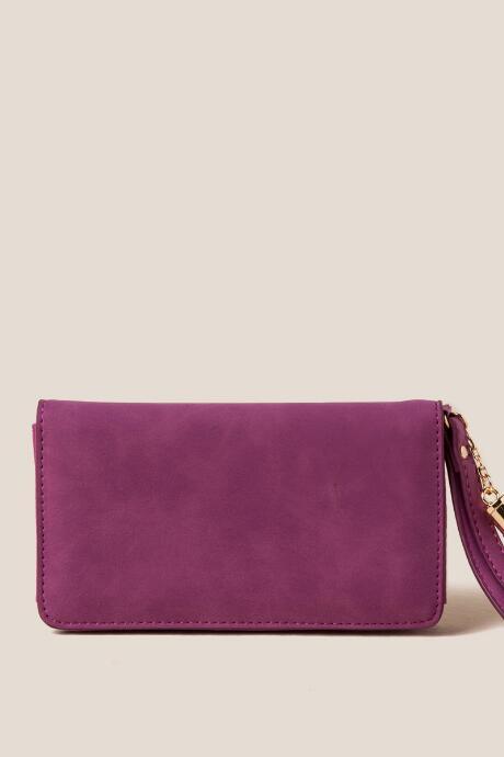Francesca's Dana Distressed Wallet Wristlet - Raspberry