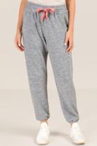 Francesca Inchess Lenny Lounge Tie Front Jogger - Heather Gray