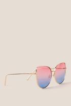 Francesca's La Bamba Cat-eye Sunglasses - Pink