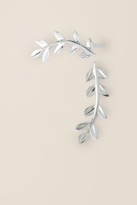Francesca's Ella Vine Crawler Earrings - Silver