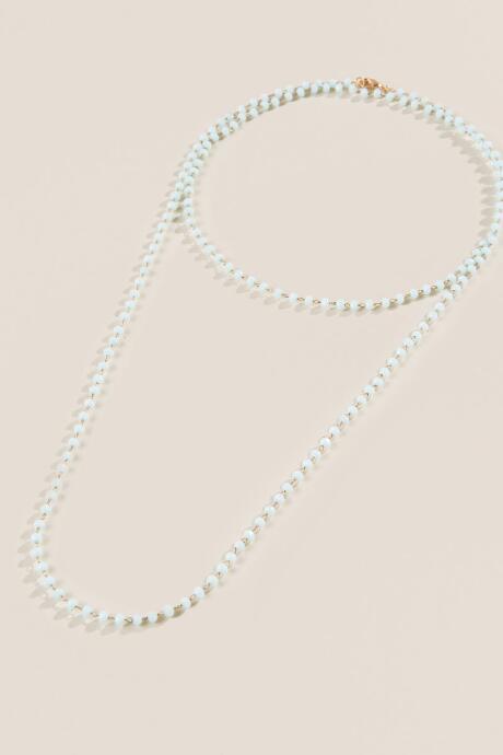Francesca's Sienna Beaded Necklace - Mint
