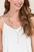 Francesca's Kate Delicate Layered Necklace - Silver