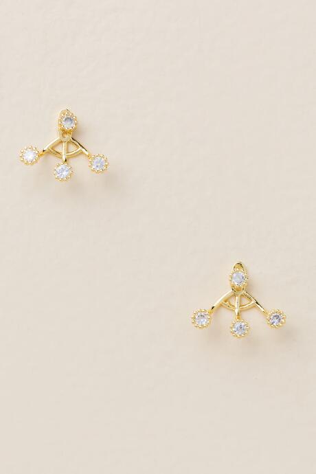 Francesca Inchess Fay Crystal Stud Earring - Crystal