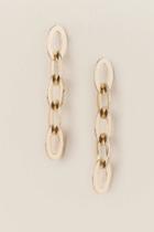 Francesca's Oriana Link Chain Drop Earring - Gold