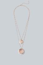 Francesca's Kathleen Layered Coin Necklace - Ivory